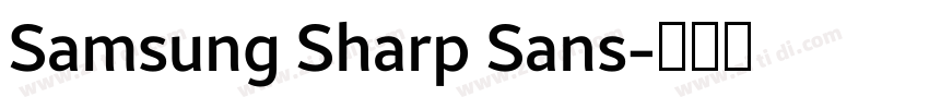 Samsung Sharp Sans字体转换